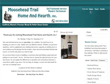 Tablet Screenshot of mooseheadtrailhomeandhearth.com
